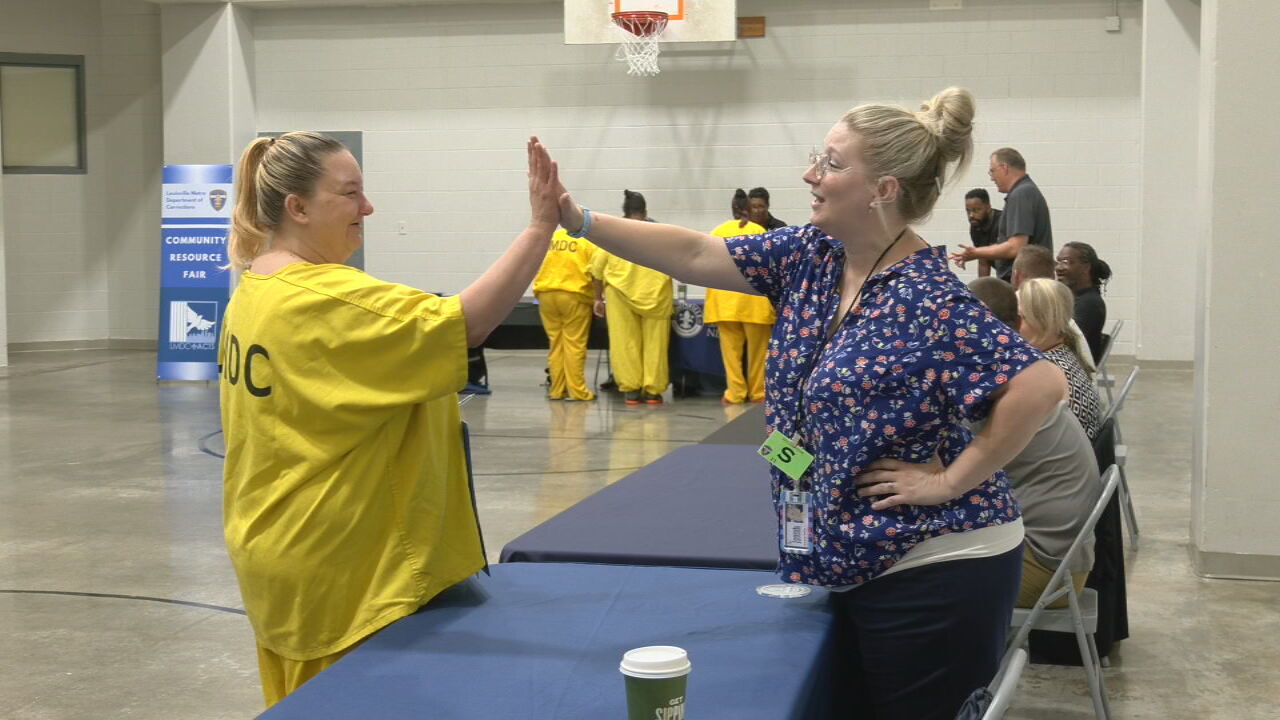 Louisville's jail hosts resource fair to support inmates preparing for release